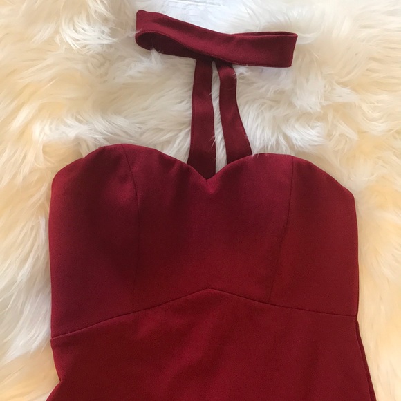 💃MAROON PROM DRESS🌺 - Picture 4 of 8